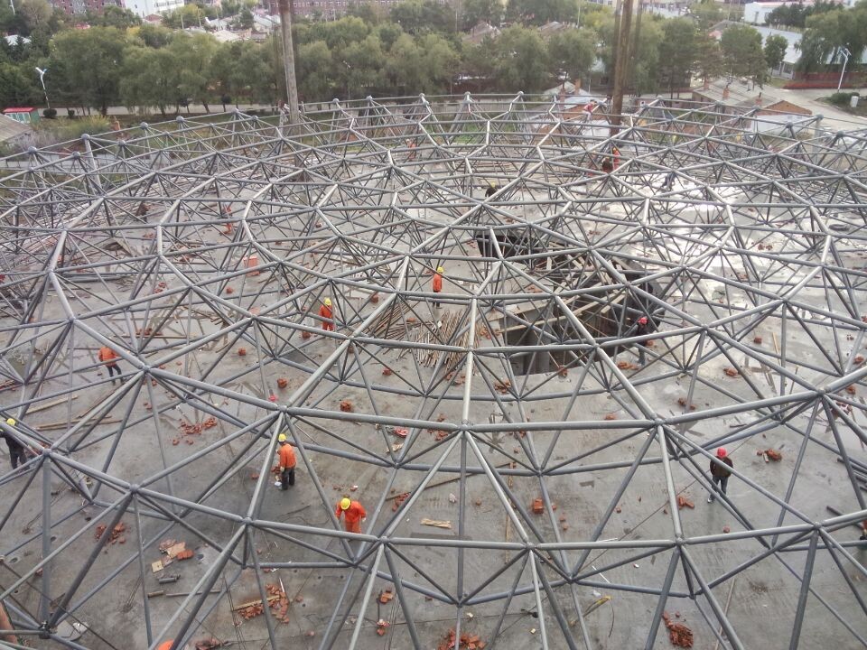 讷河全民健身中心网架